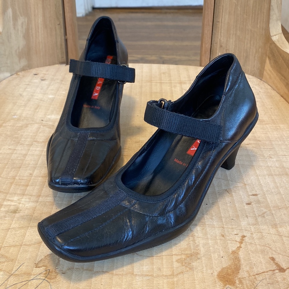 vintage Prada Sport mary jane heels